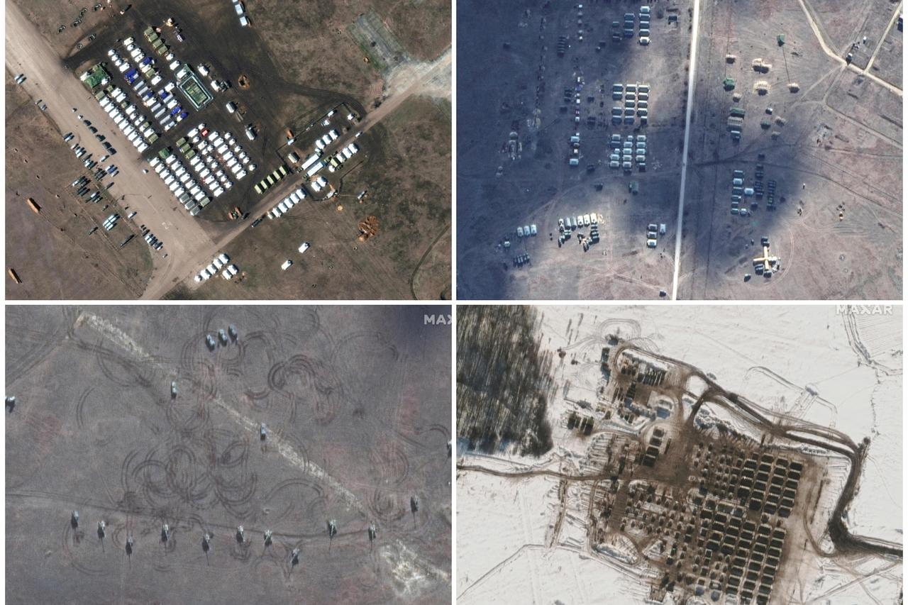 Satelitske snimke ruskih snaga blizu Ukrajine