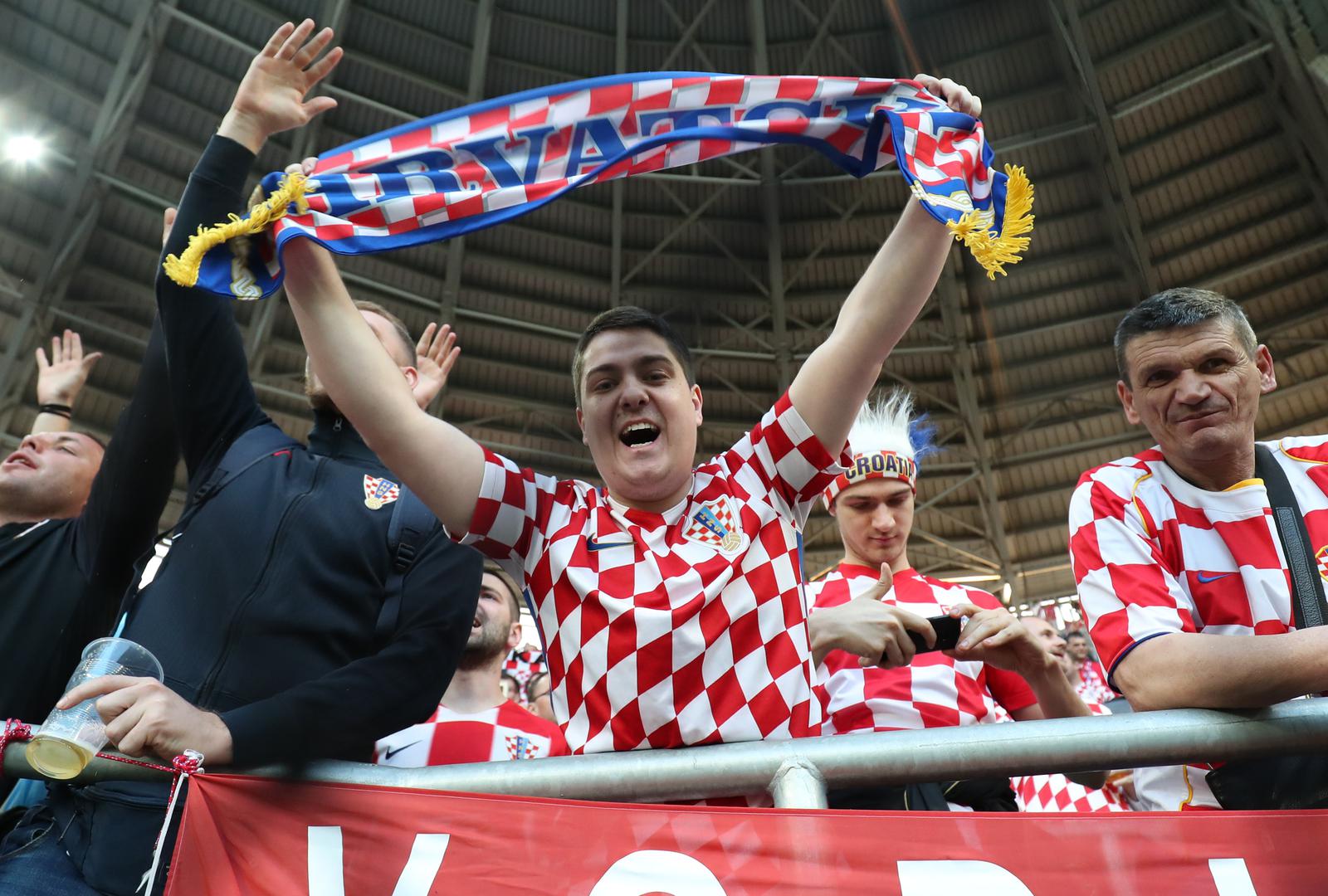 Hrvatska nogometna reprezentacija na Groupama Areni igra utakmicu protiv Mađarske