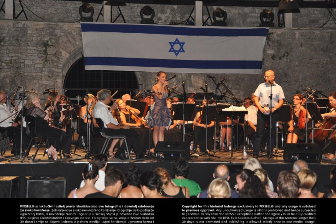 '09.08.2013., Pula - Dubrovacki simfonijski orkestar pod vodstvom maestra Noama Zura te izraelski umjetnici Keren Hadar, Hile Baggio i Yuri Kissin zatvorili su tjedan izraelske kulture pod nazivom Car