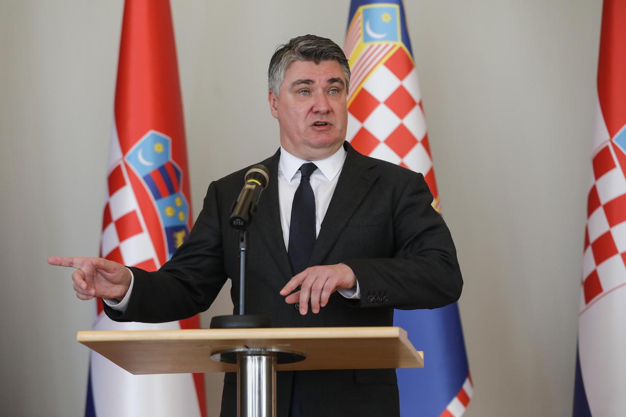 Zagreb: Predsjednik Zoran Milanović održao je konfereniju za medije