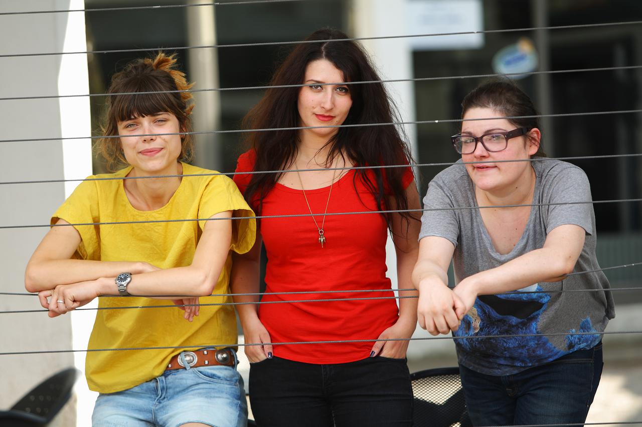 13.07.2012., Zagreb - Redateljice Hana Jusic, Sonja Tarokic i Sara Hribar.  Photo: Tomislav Miletic/PIXSELL