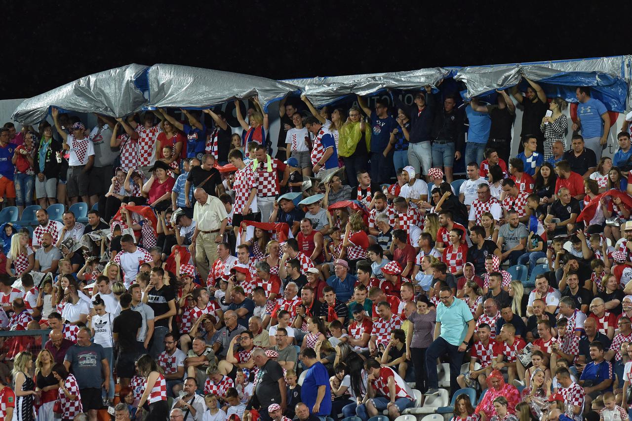 Hrvatska-Tunis u Varaždinu; navijači
