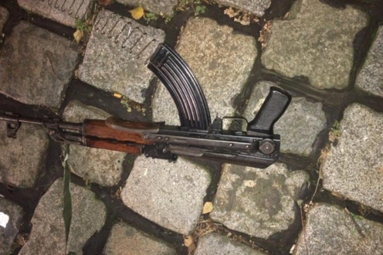 Undated handout photo of gun used during the November 2, 2020 attack in Vienna