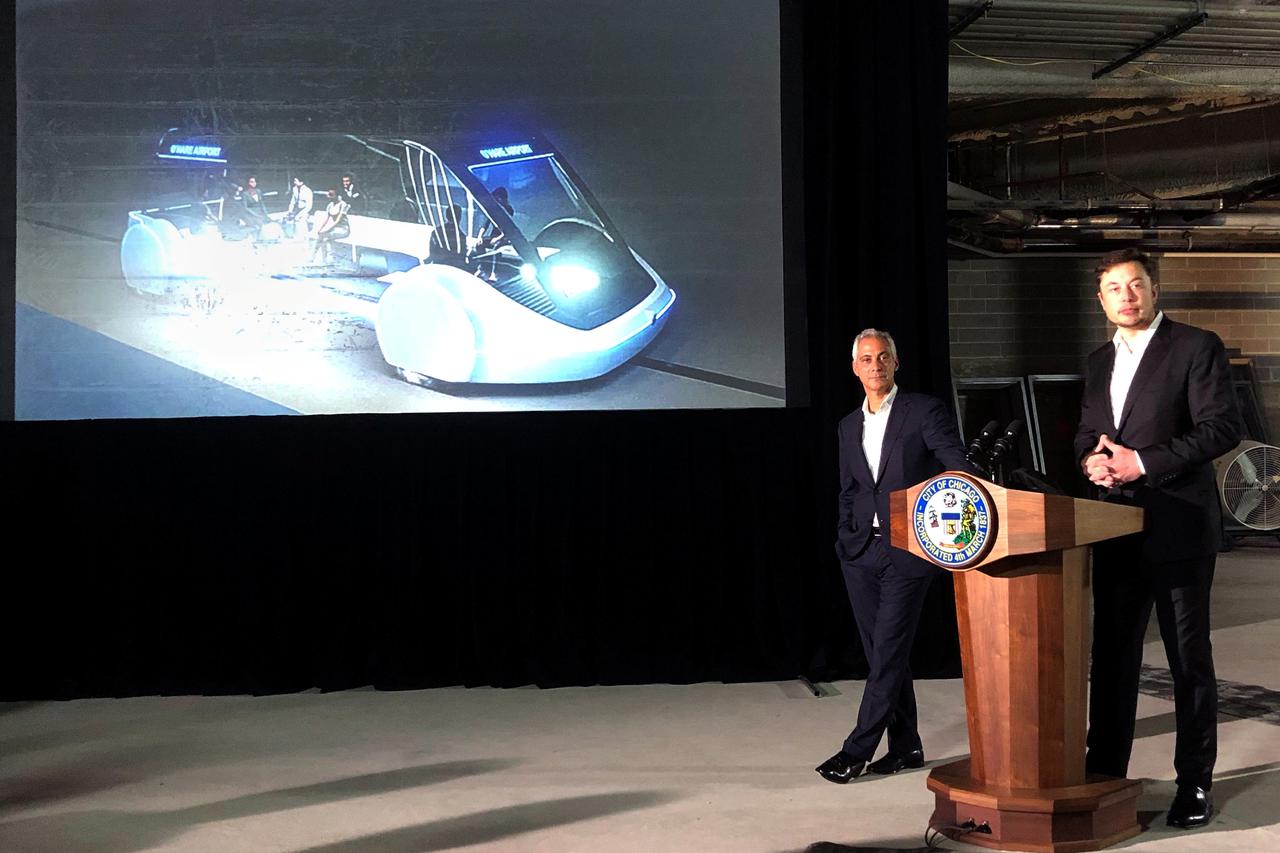 Elon Musk i gradonačelnik Chicaga Rahm Emanuel