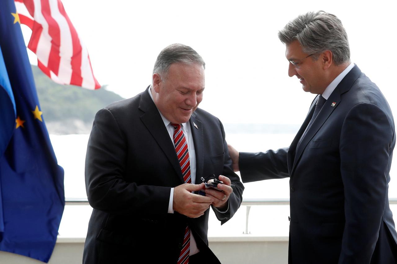 U.S. Secretary of State Mike Pompeo visits Croatia
