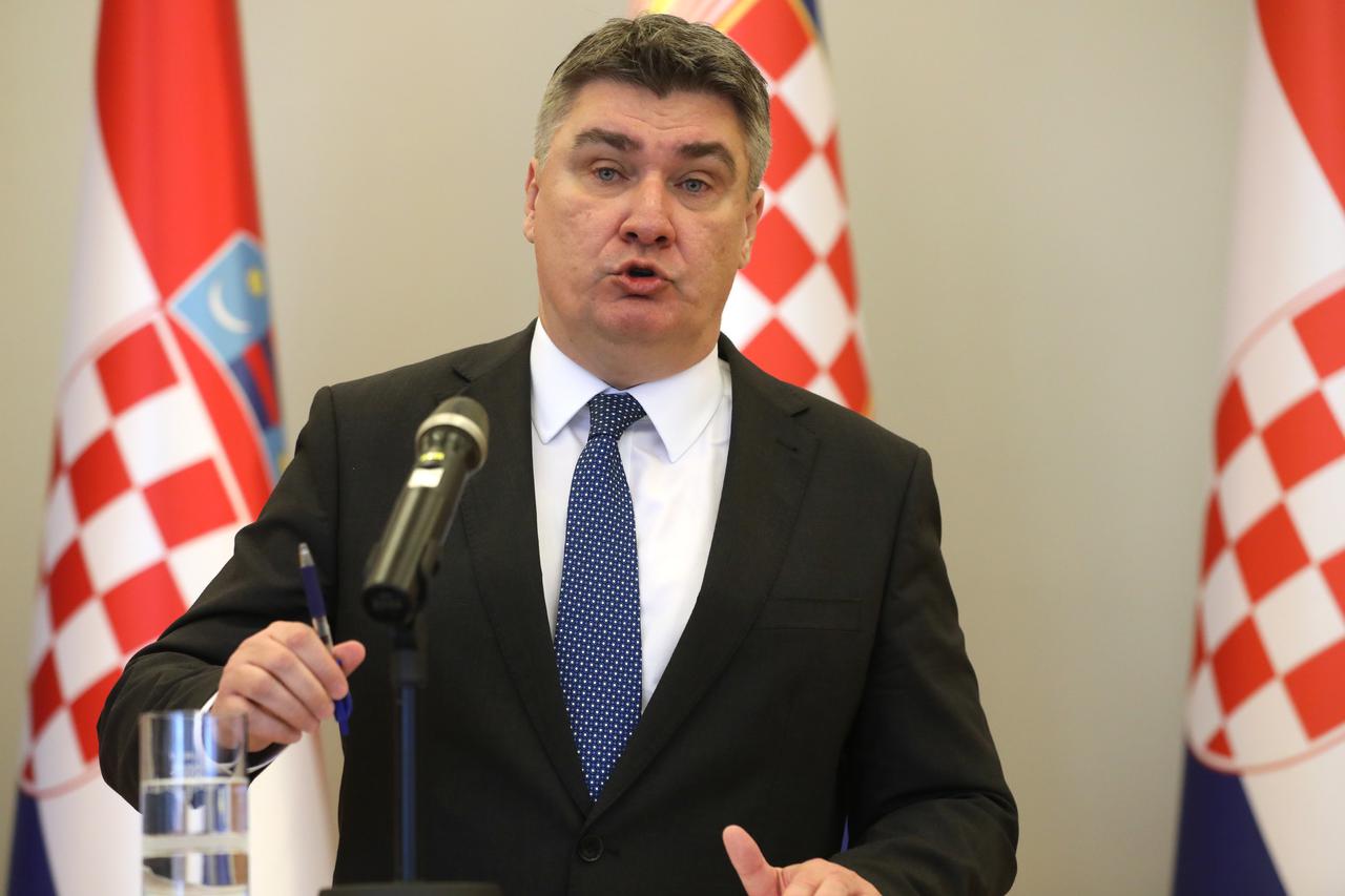 Zagreb: Predsjednik Zoran Milanović sazvao je konferenciju za medije