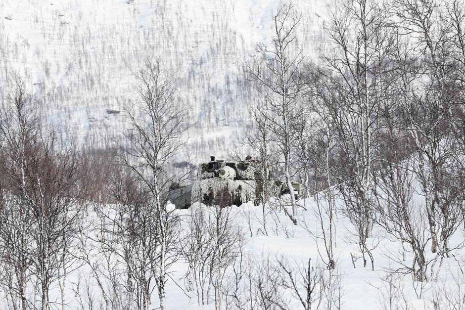"Cold Response 2022", amid Russia's invasion of Ukraine, near Bjerkvik in the Artic Circle