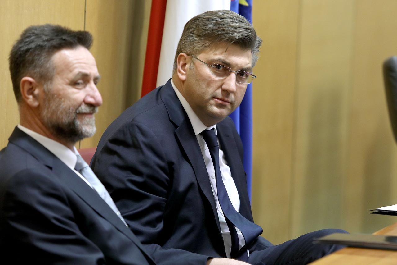Pavo Barišić i Andrej Plenković