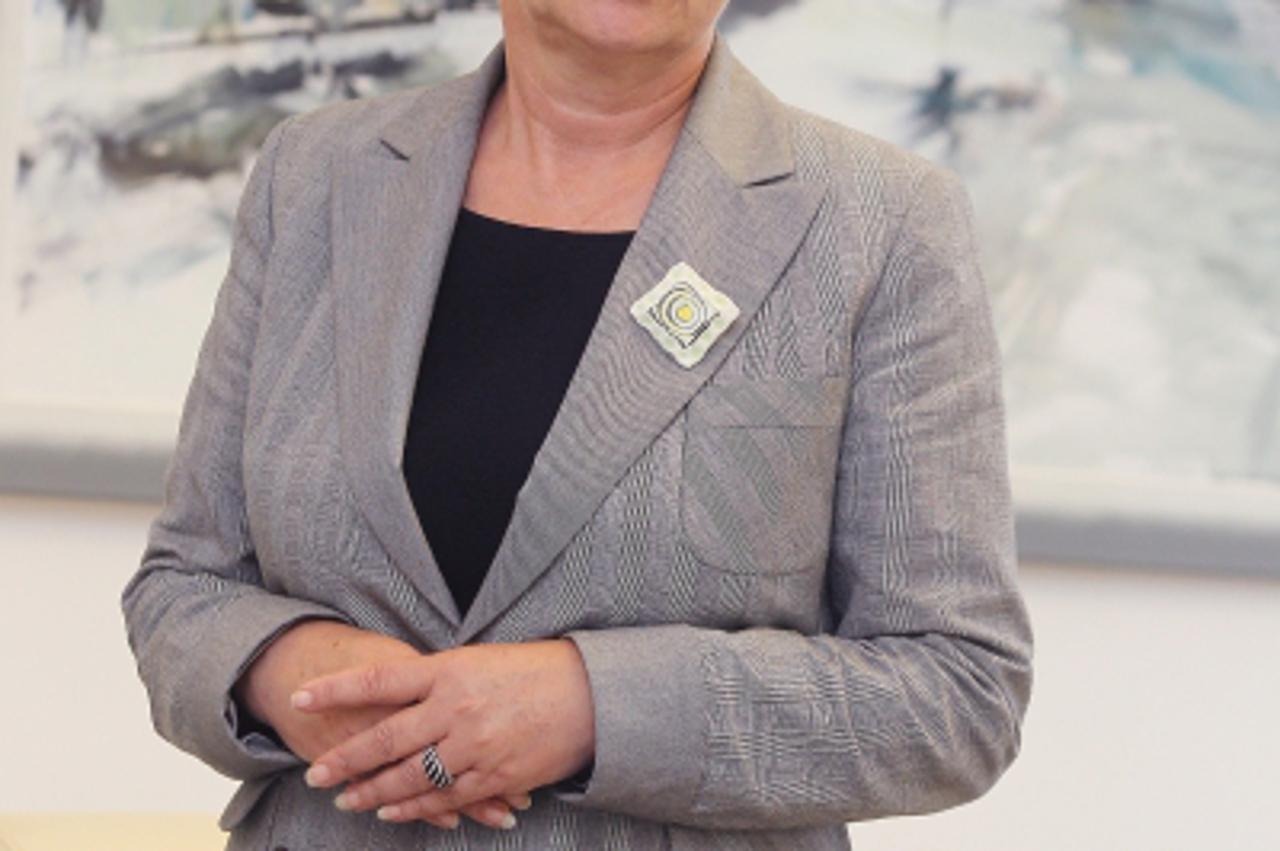 '07.05.2013., Koprivnica - Vesna Zeljeznjak, aktualna gradonacelnica i SDP-ov kandidat za jos jedan mandata na toj funkciji. Photo: Marijan Susenj/PIXSELL'