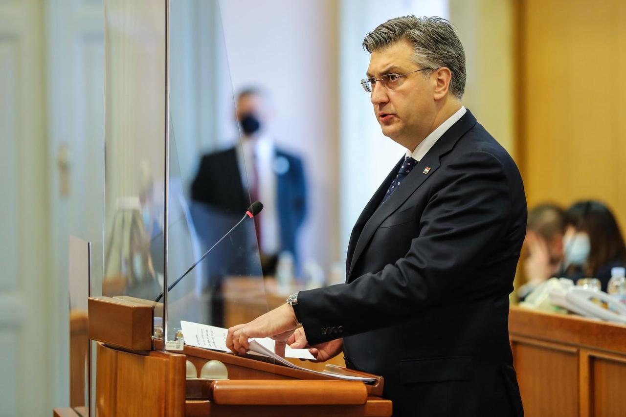Zagreb: Premijer Plenković je na sjednici Sabora predstavio Strategiju razvoja RH do 2030.