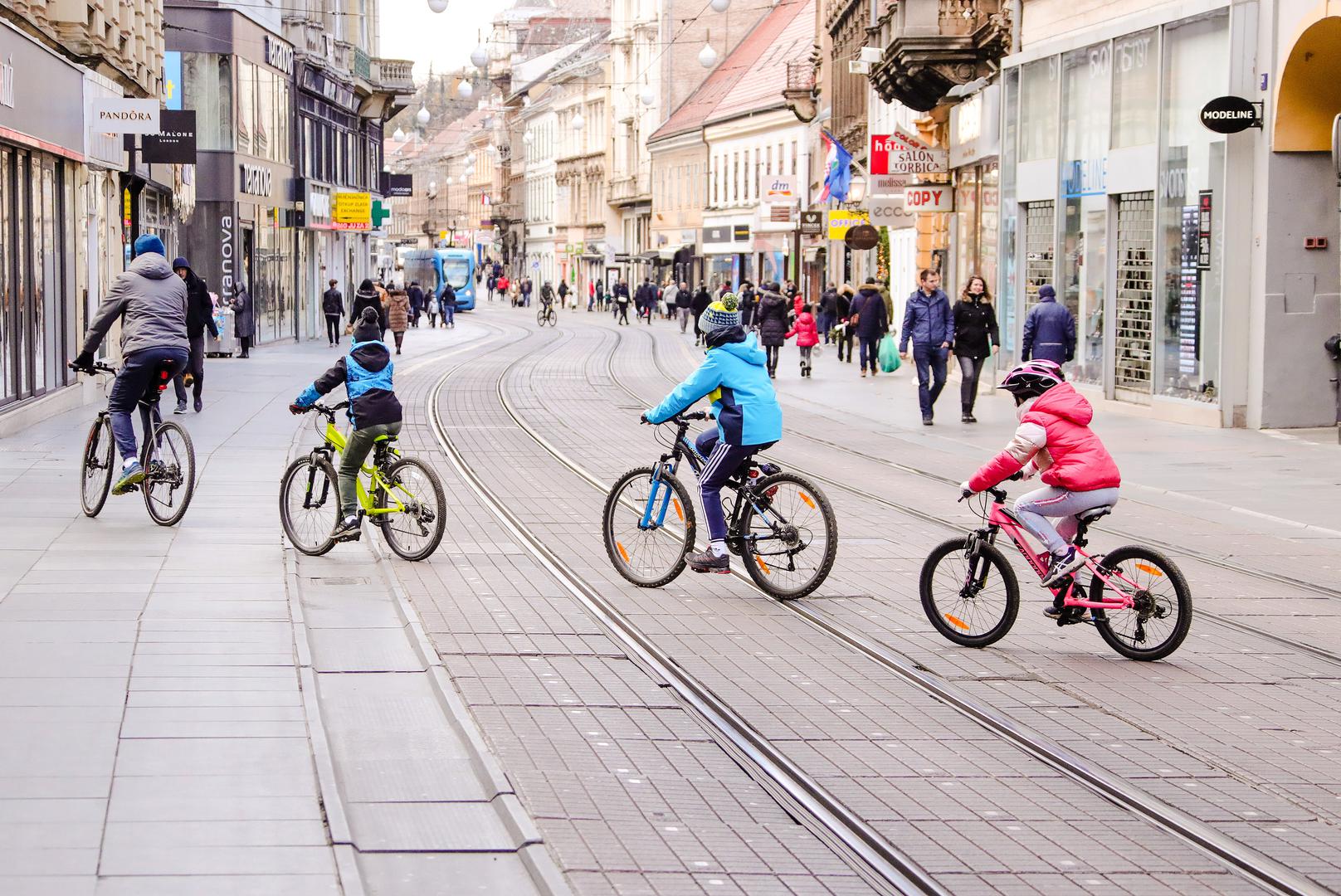 Suživot biciklista, vozača i pješaka u Zagrebu zasad kao jedino rješenje