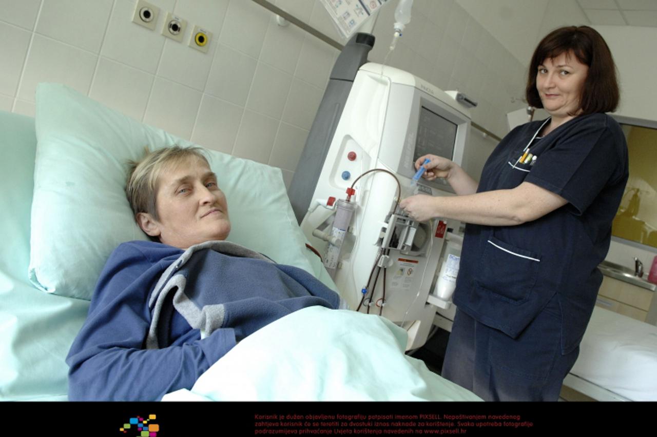'07.03.2012., Cakovec - Ivanka Sabol vec 28 godina ceka na bubreg. Svaki dan je na hemodijalizi. Photo: Vjeran Zganec-Rogulja/PIXSELL'