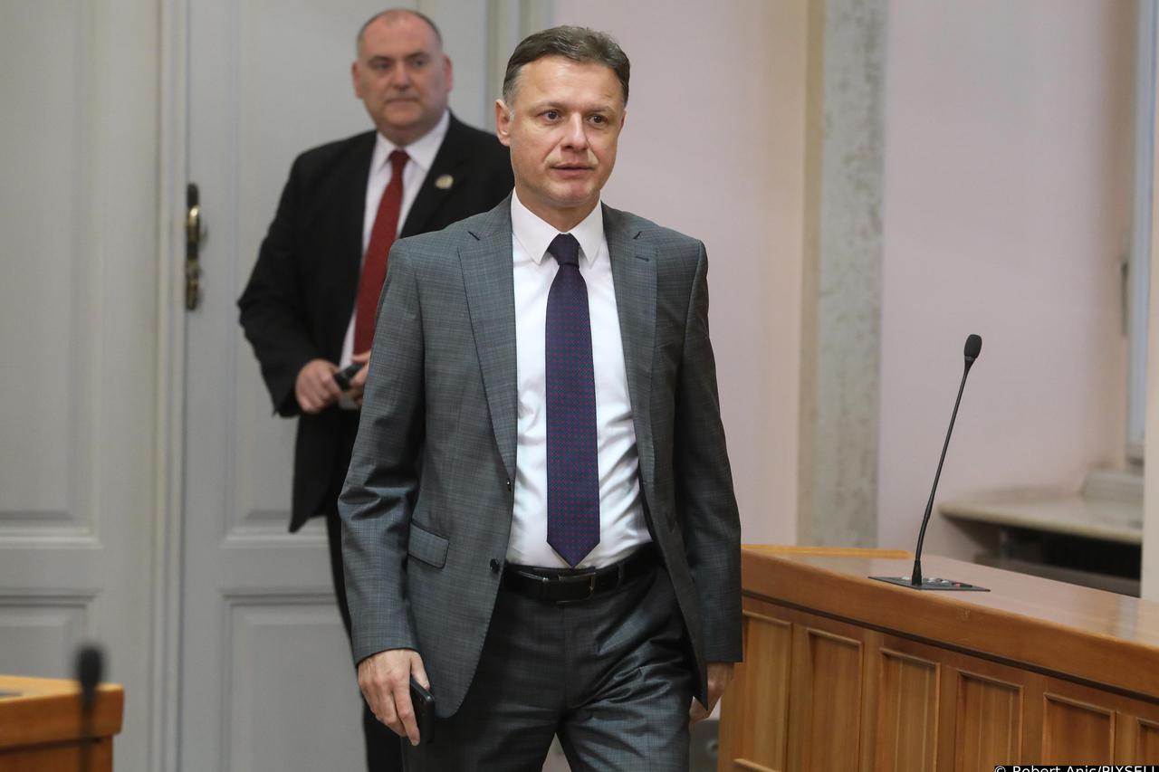 Zagreb: Ministar Malenica podnio izvještaj Hrvatskom saboru