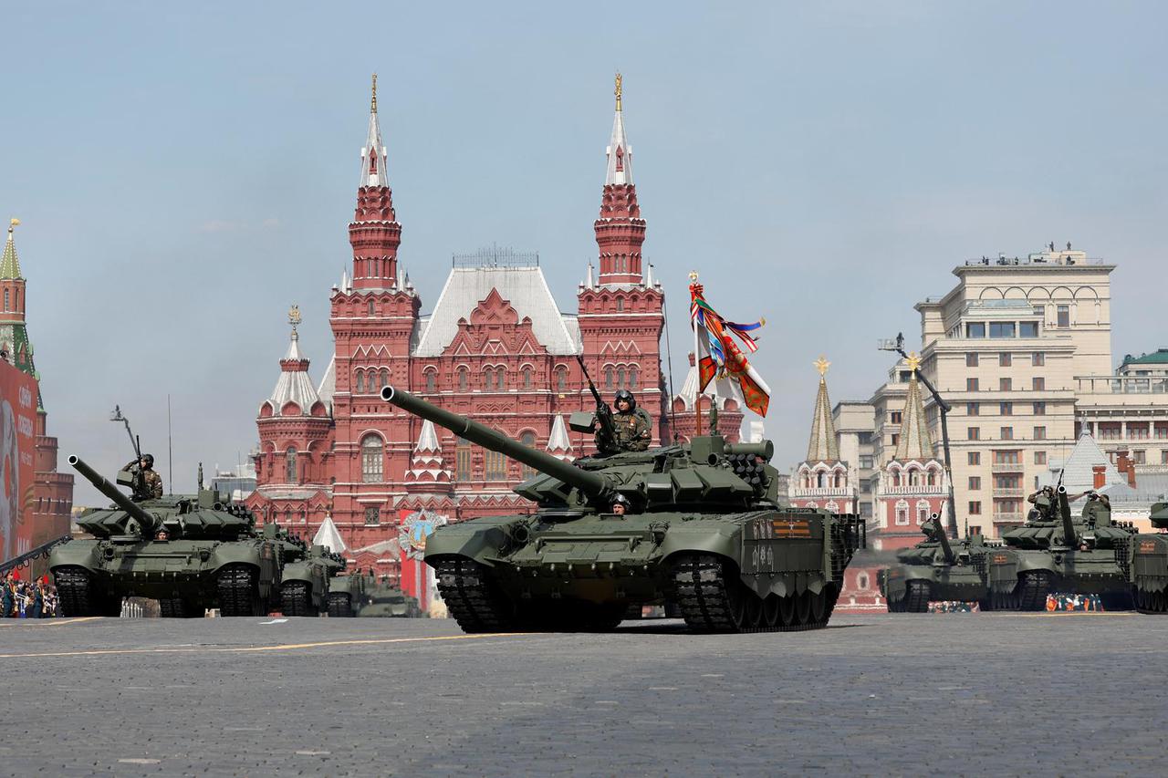 Rehearsal for Victory Day Parade in Moscow
