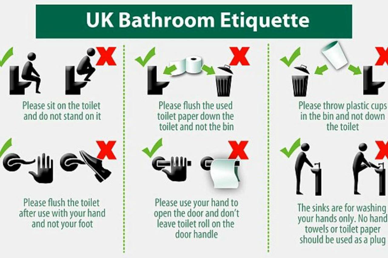 Britanske upute za korištenje WC-a