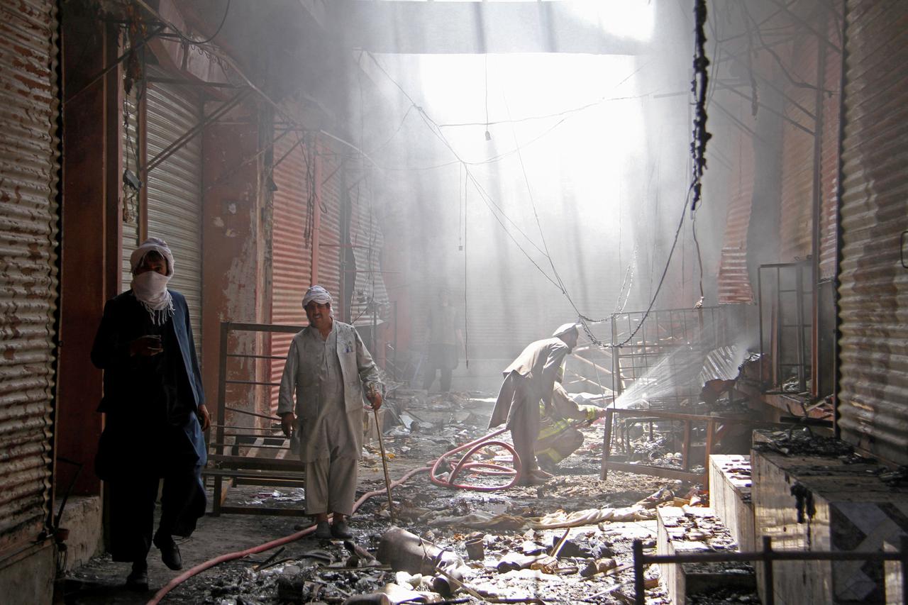 Ulica nakon napada Talibana