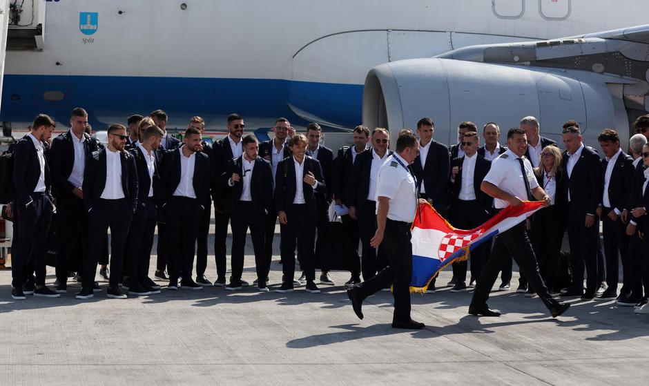 FIFA World Cup Qatar 2022 Arrival - Croatia team arrives in Doha