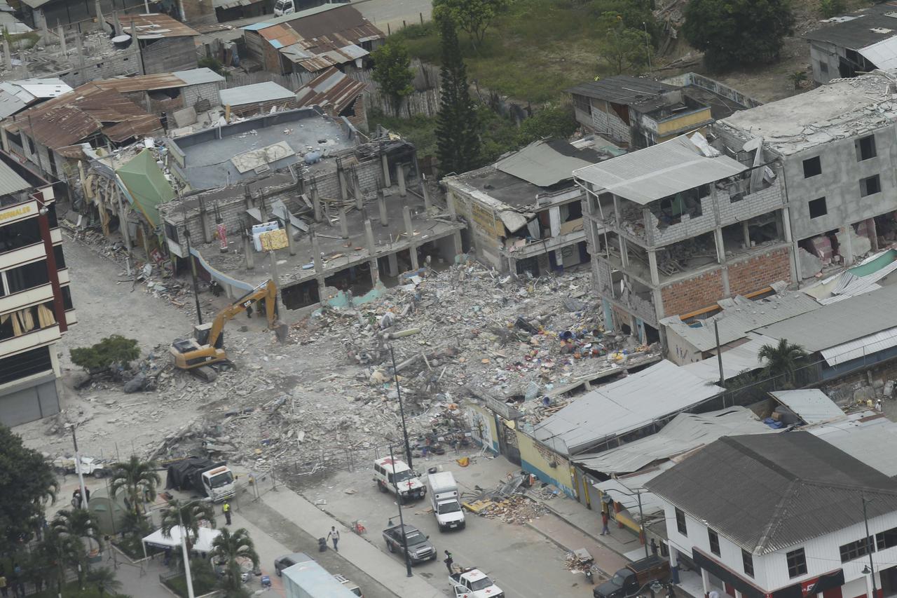 Posljedice snažnog potresa u Ekvadoru