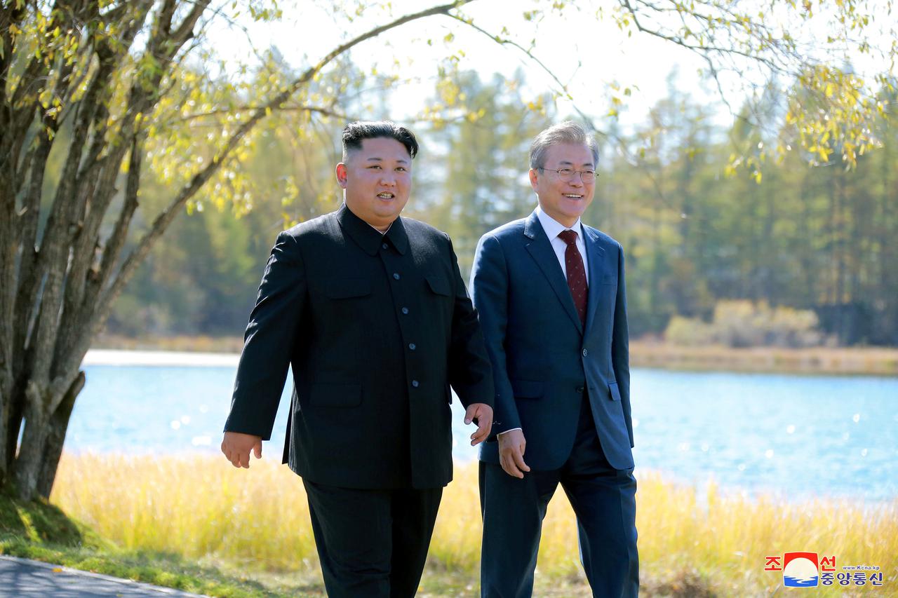 Kim Jong Un i Moon Jae-In