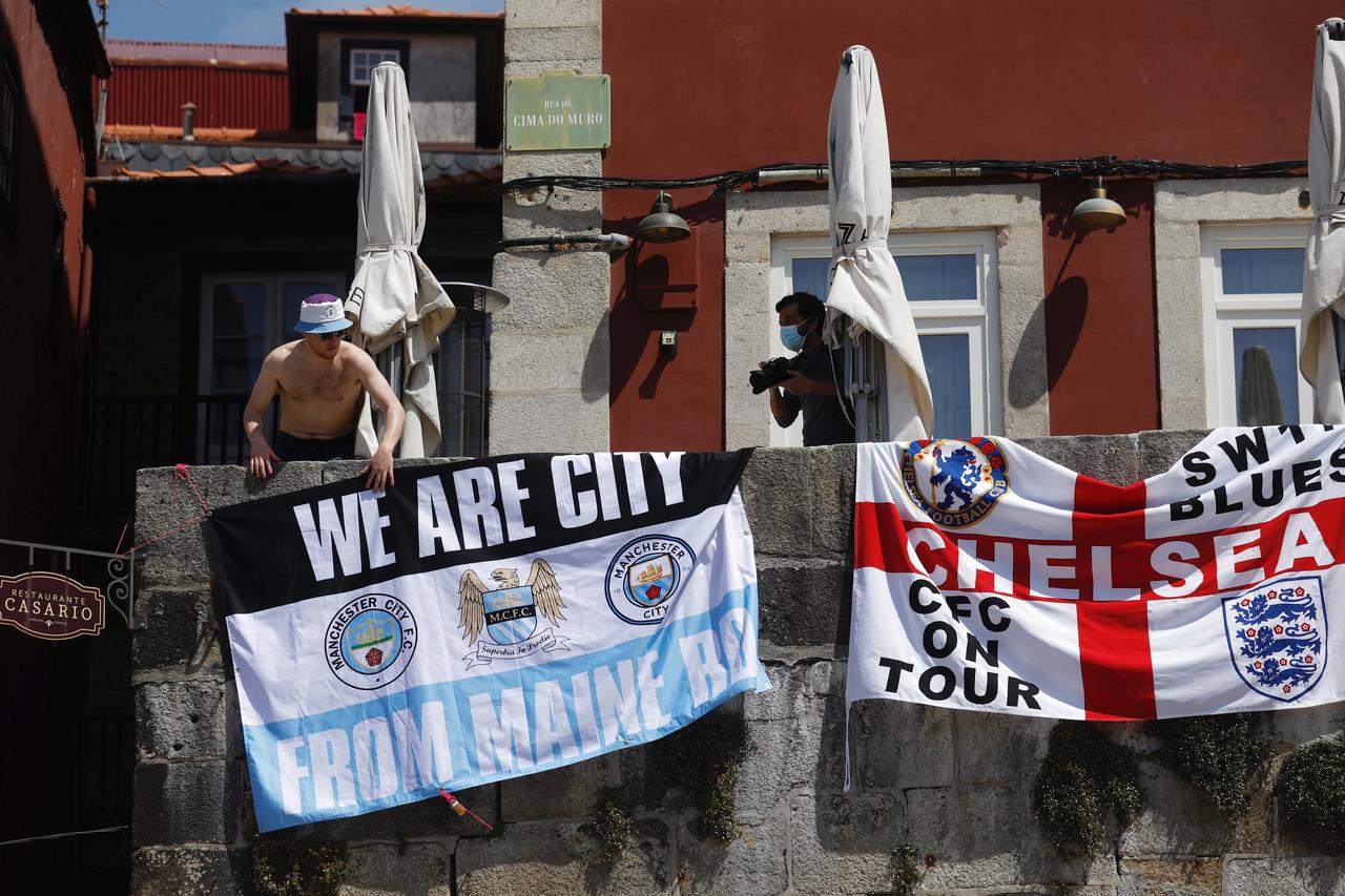 Champions League - Fans in Porto ahead of the Champions League Final Manchester City v Chelsea