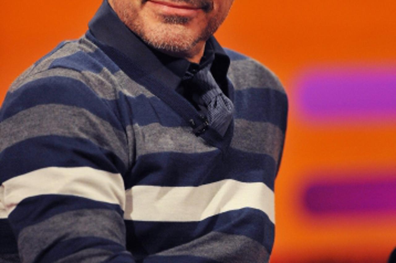 'Robert Downey Jr, during filming of The Graham Norton Show, at The London Studios, south London, to be aired on BBC One on Friday evening. Photo: Press Association/Pixsell'