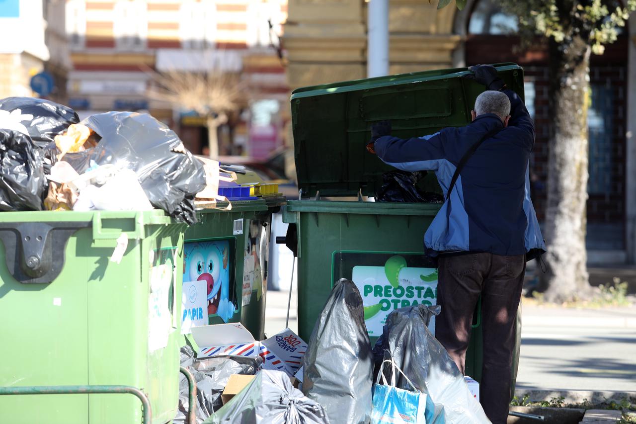 Kopanje po smeću hrvatska je svakodnevica
