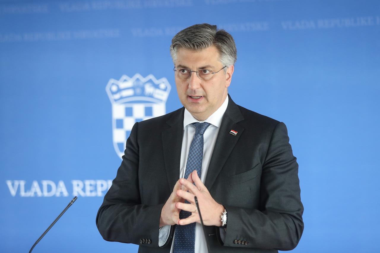 Zagreb: Andrej Plenković dao izjavu nakon sjednice Užeg kabinata Vlade