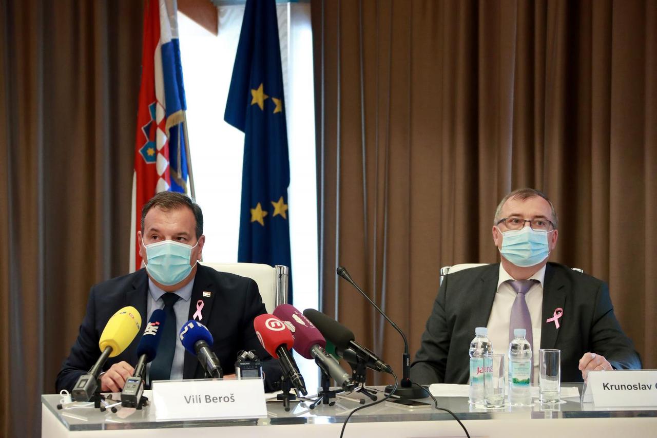 Zagreb: Povodom obilježavanja Dana ružičaste vrpce održana konferencija za medije