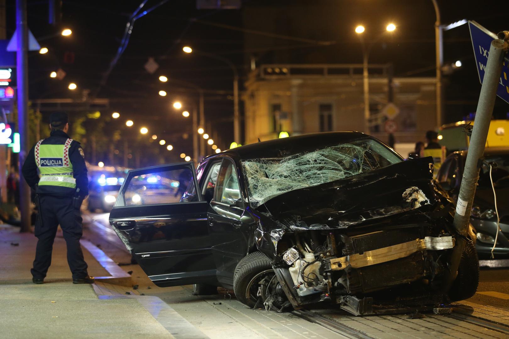 Kovačević se 11. travnja, pijan, Audijem A3 vozeći 108 km/h zabio u pješake koji su čekali na semaforu