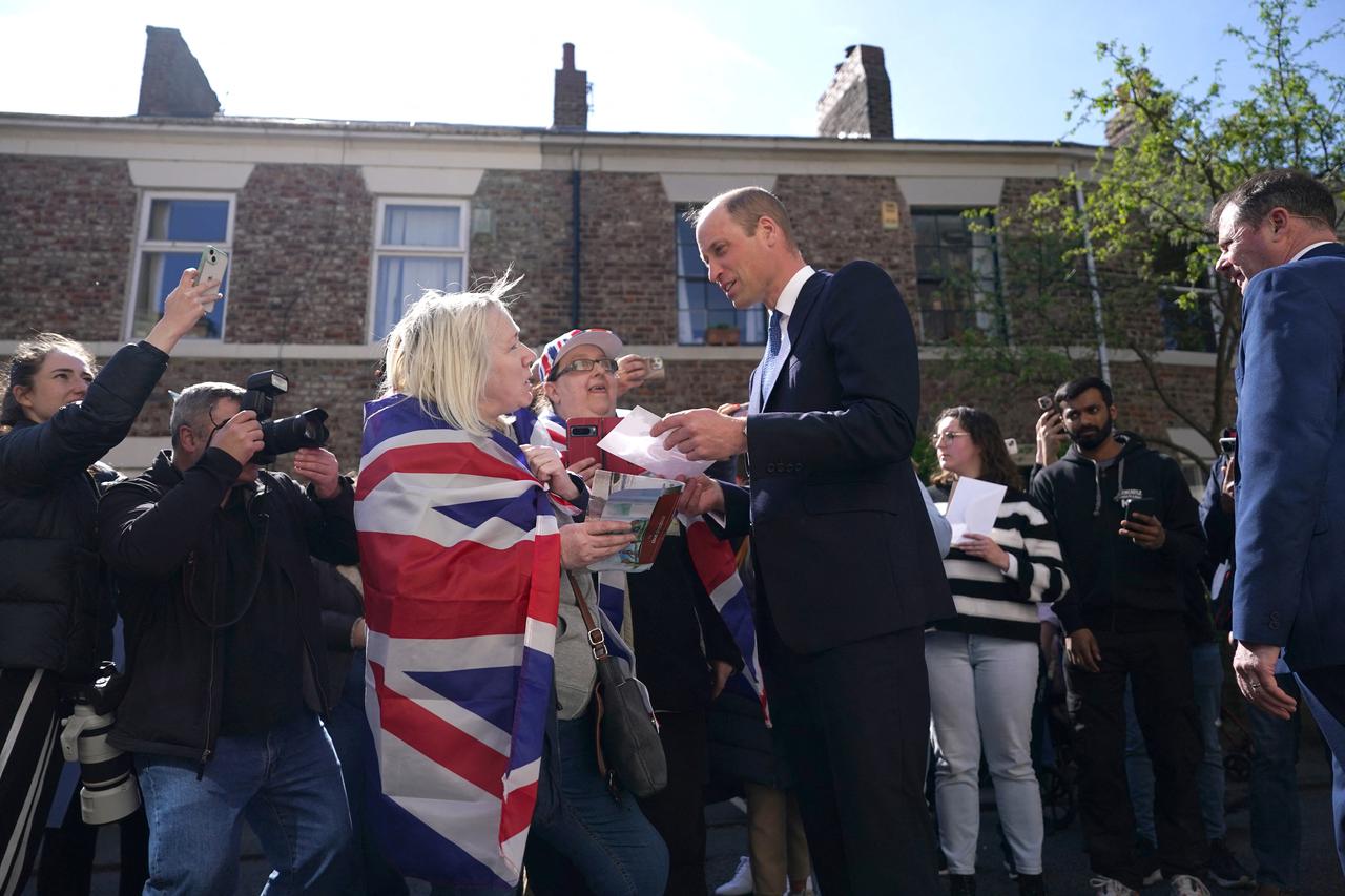 Prince William, Prince of Wales visits James' Place Newcastle in Newcastle upon Tyne