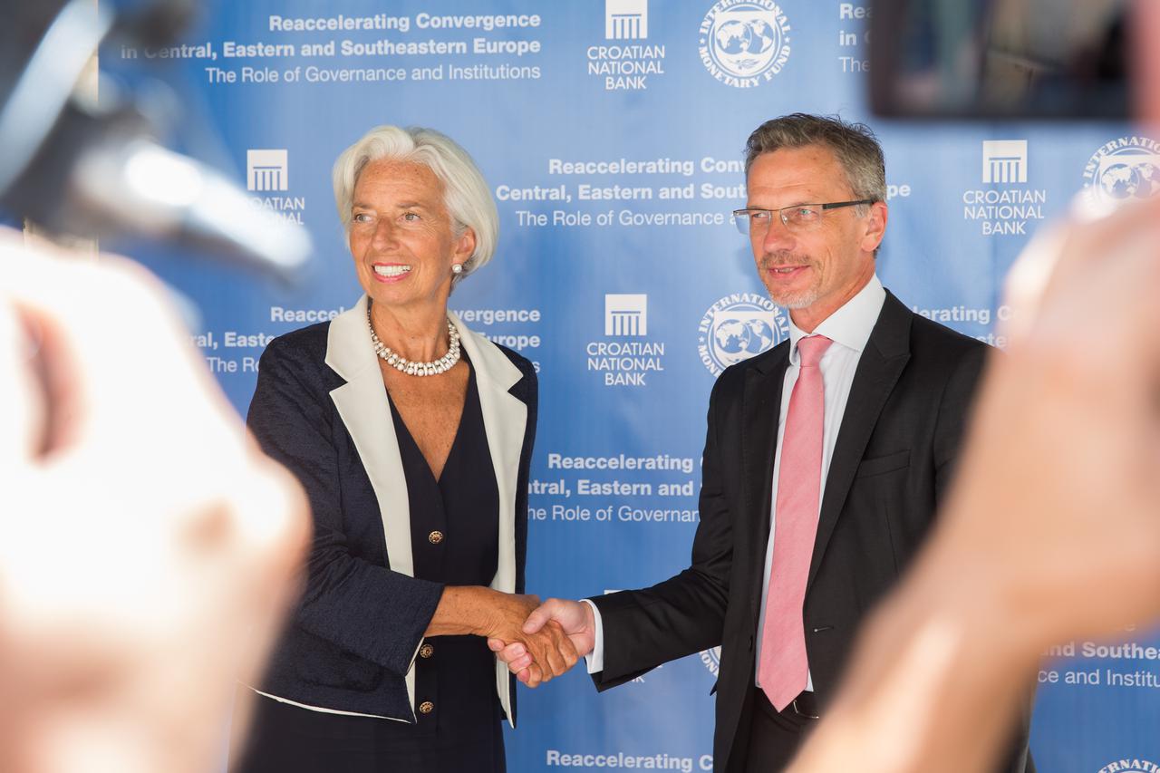Christine Lagarde i Boris Vujčić