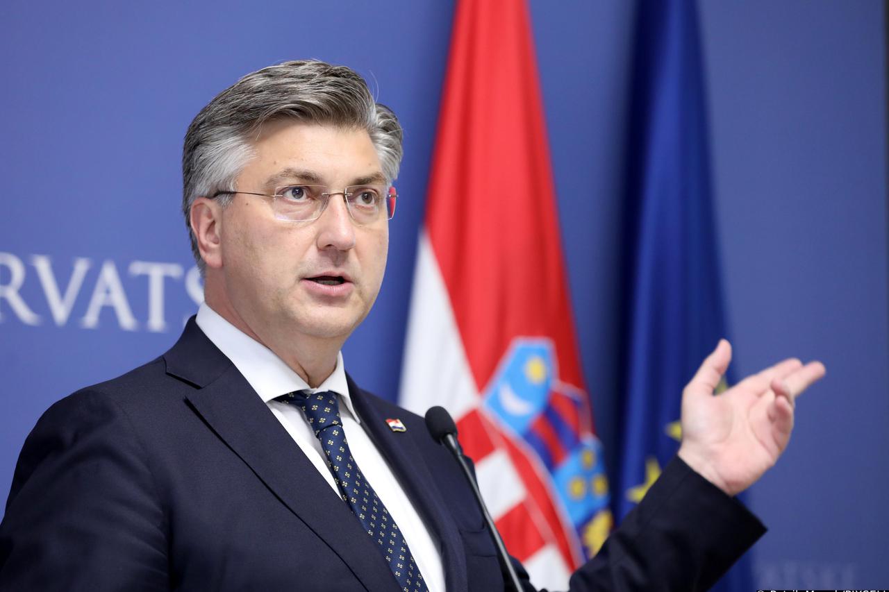 Plenković na izvanrednoj konferenciji nakon rezultata analize Europske komisije