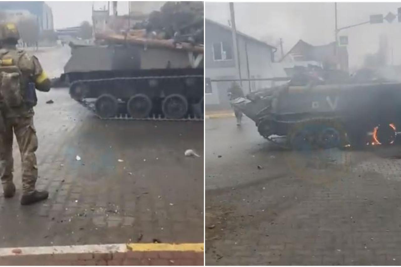 Ukrajinci uništili ruska oklopna vozila