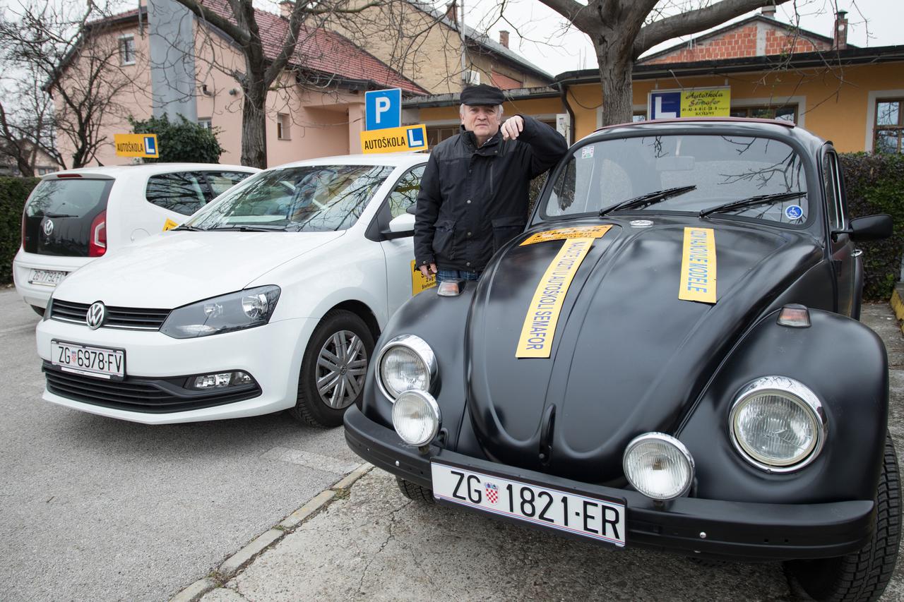 Zagreb: Dragutin Tončić, vlasnik autoškole Semafor