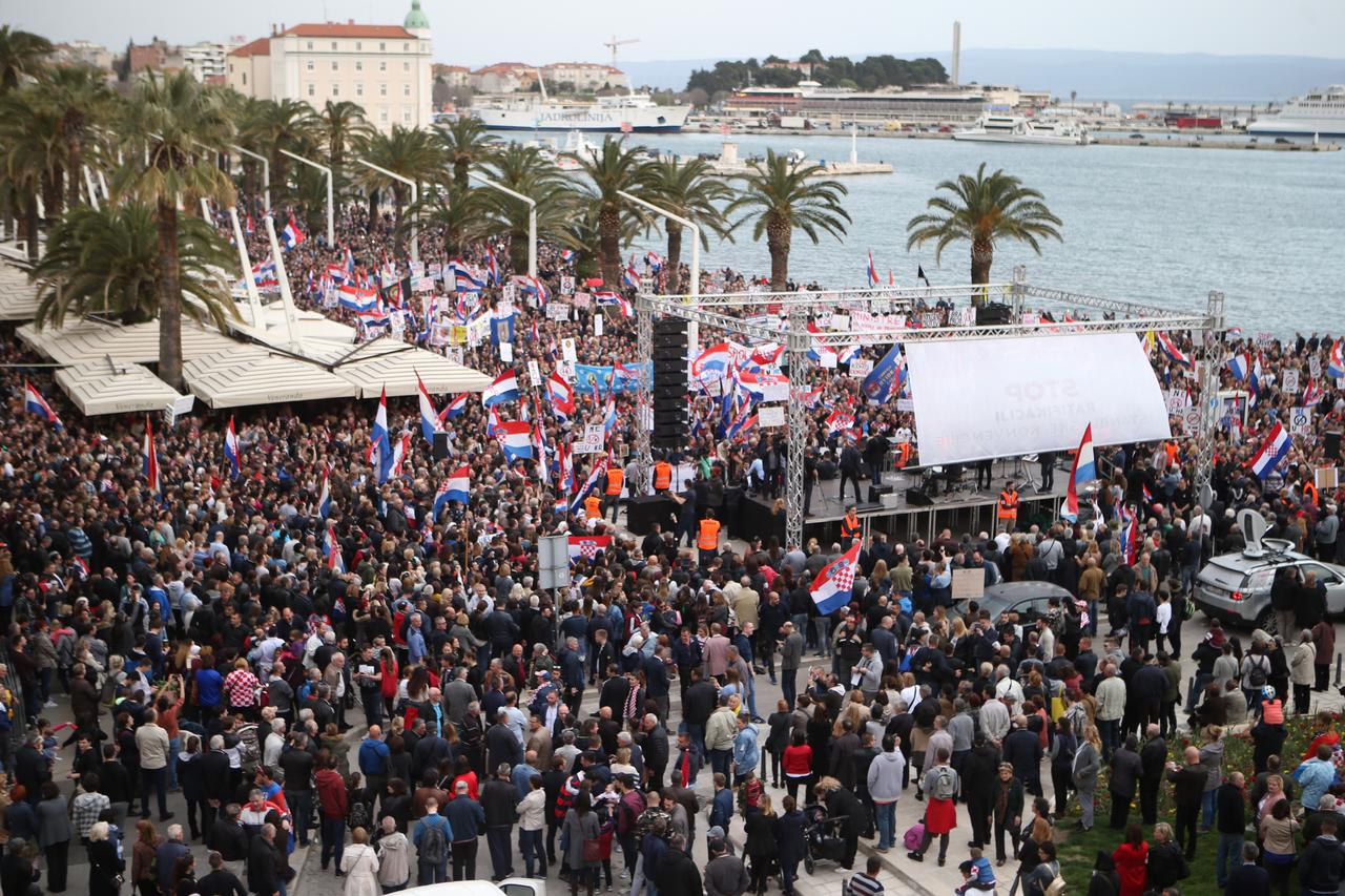 Prosvjed protiv Istanbulske konvencije