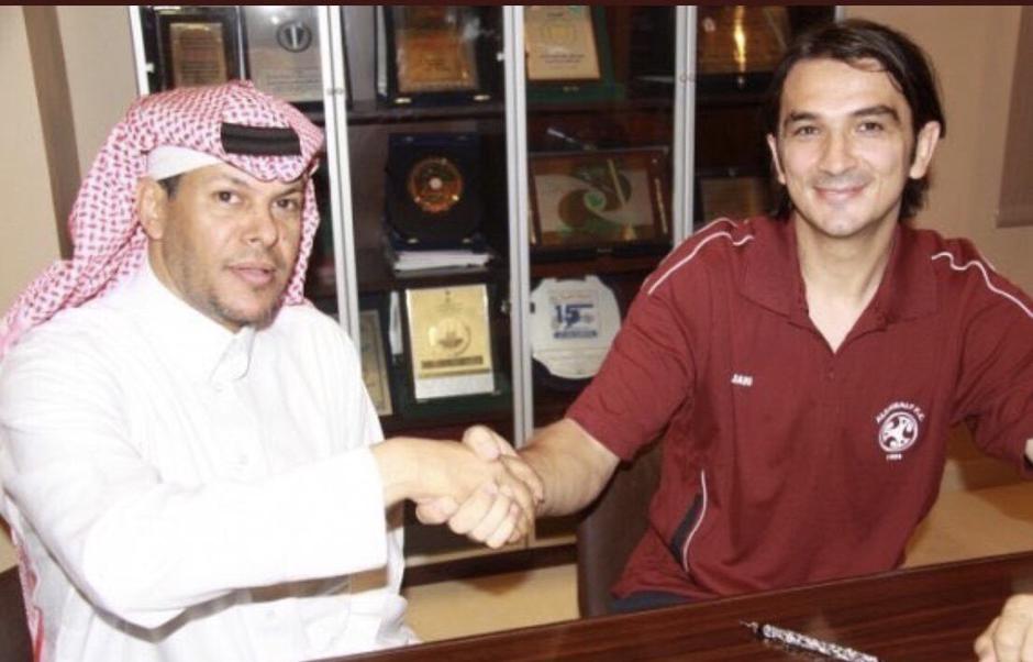 Zlatko Dalić s Fahd Al-Madaljom, predsjednikom saudijskog kluba Al-Faisaly Harmah