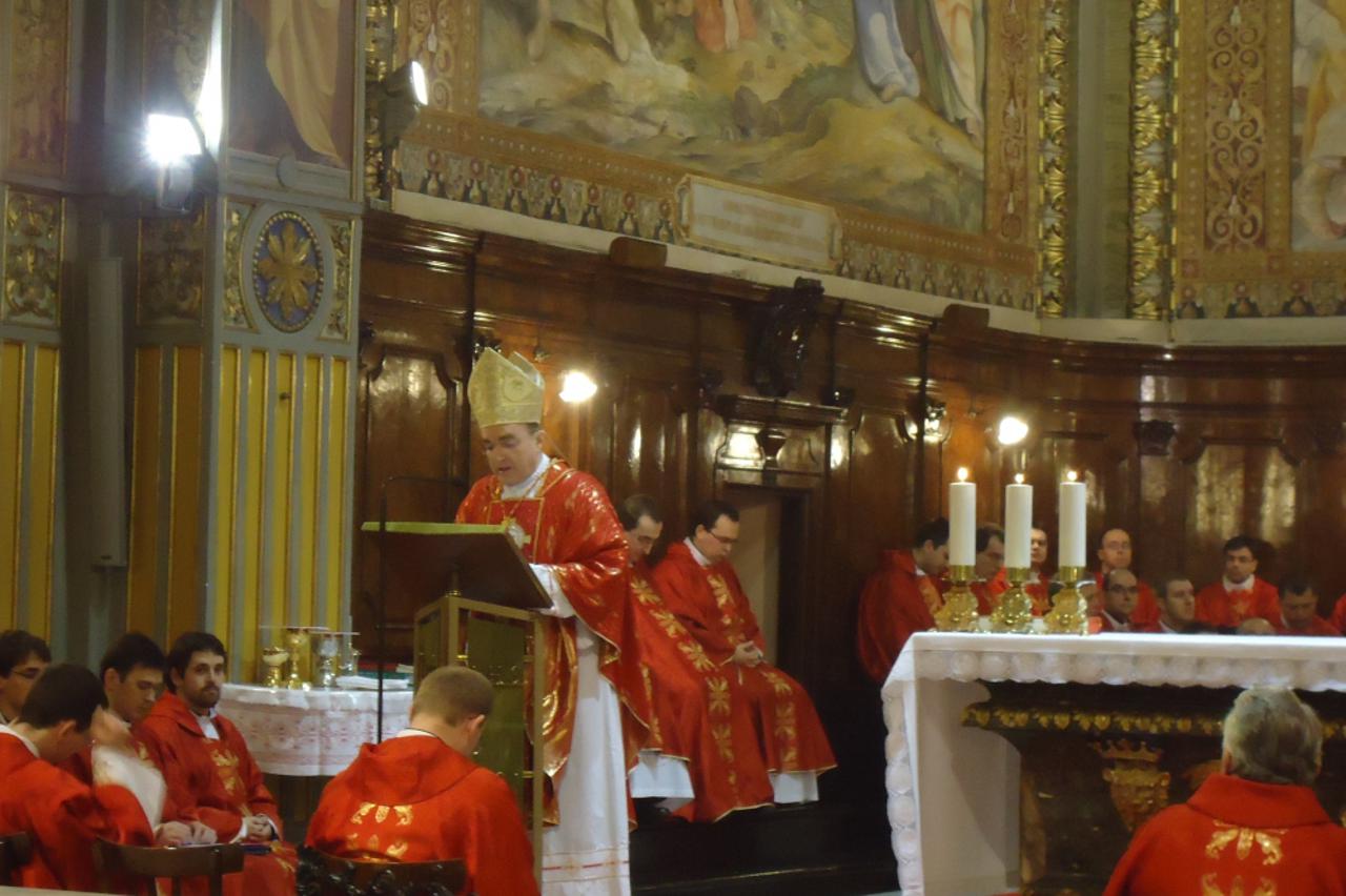 Bozanić u sv. Jeronimu u Rimu