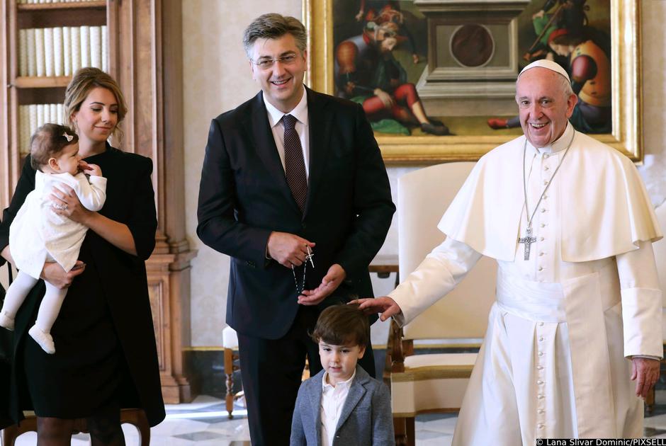 Vatikan: Premijer Andrej Plenkovi? sastao se s papom Franjom