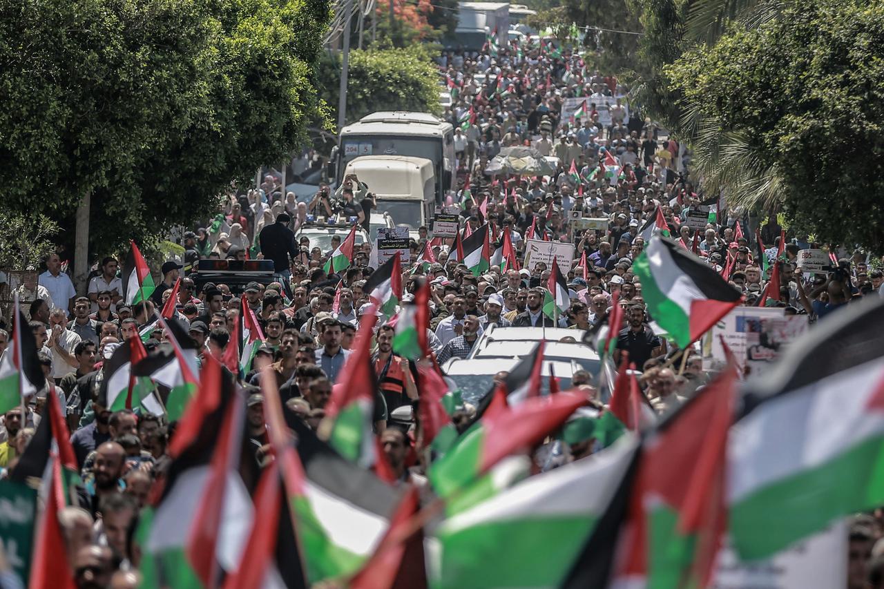 Day of Rage demonstration in Gaza