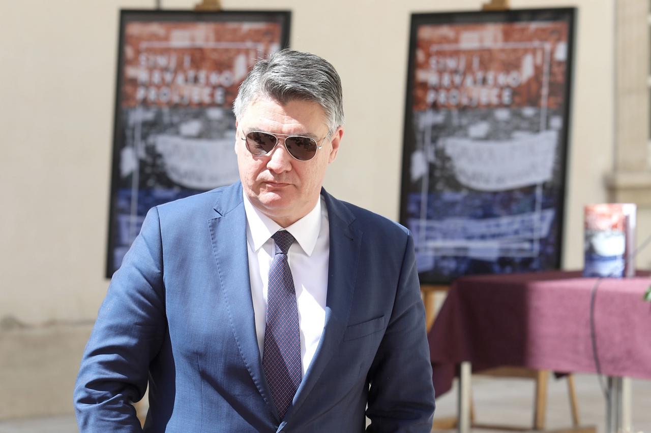 Predsjednik Milanović u Klovićevim dvorima na predstavljanju zbornika „Sinj i Hrvatsko proljeće“