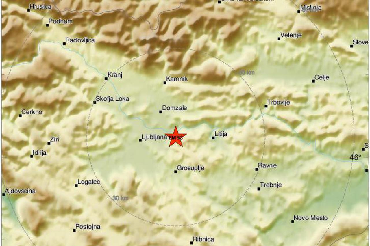 Potres u Sloveniji