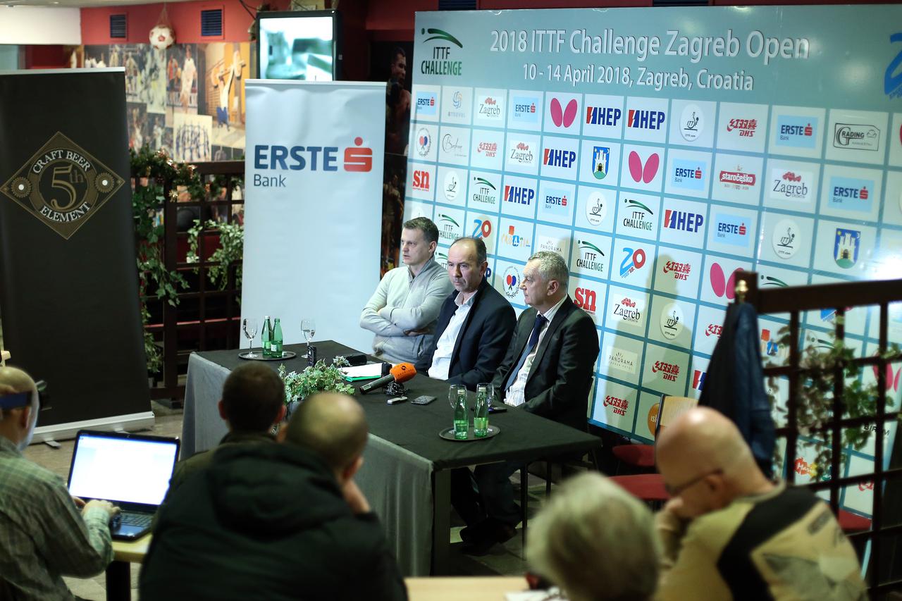 Zagreb: Hrvatski stolnoteniski savez održao konferenciju za medije
