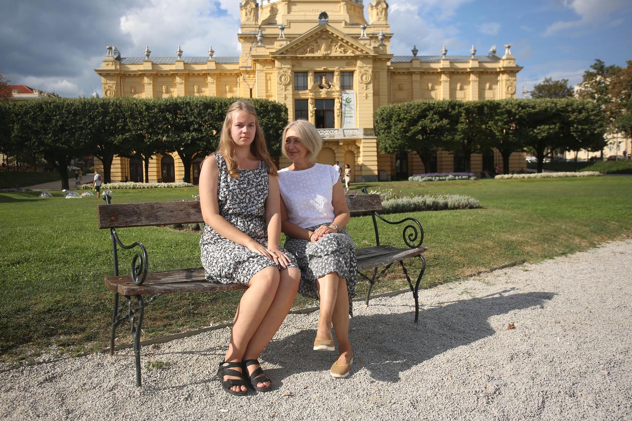 Zagreb: Tatiana i njezina kćer iz Mariupolja