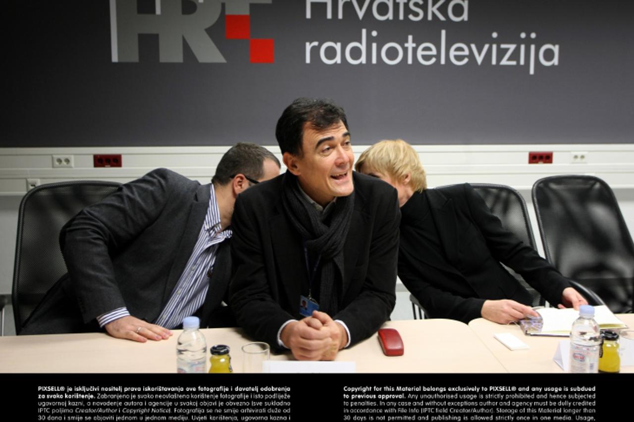 '19.12.2012., Zagreb - Predstavljanje novog informativnog kanala Hrvatske radiotelevizije, HRT 4. Program bi trebao poceti s emitiranjem 24. prosinca. Uz program, predstavljena je i nova voditeljska e