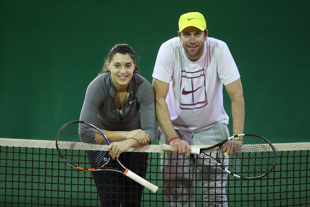 Zagreb: Tenisa?ica Ana Konjuh na treningu
