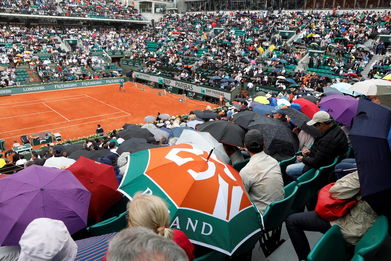 Kiša u Roland Garrosu