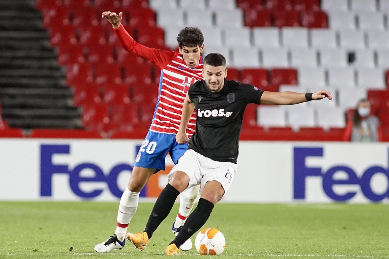 GRANADA CF v PAOK. UEFA EUROPA LEAGUE 2020/2021. GROUP STAGE. GROUP E. ROUND 2.