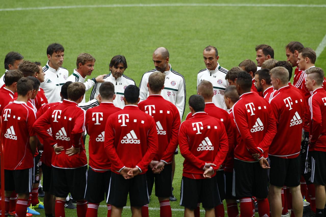 Bayern, Guardiola, trening (1)