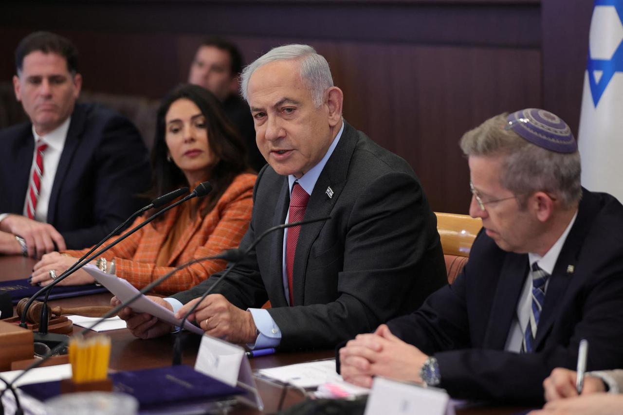 Israel weekly cabinet meeting in Jerusalem