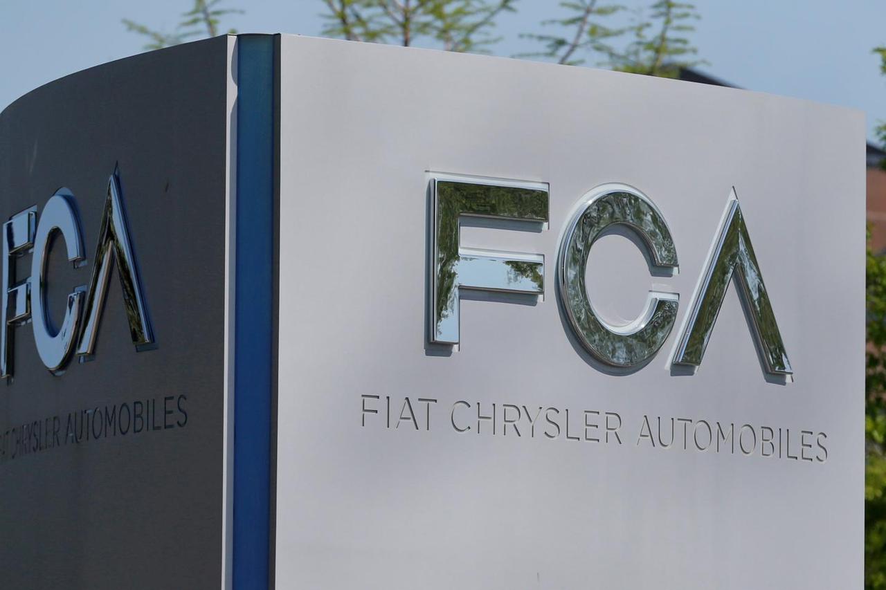 FILE PHOTO: A Fiat Chrysler Automobiles sign at the U.S. headquarters in Auburn Hills, Michigan